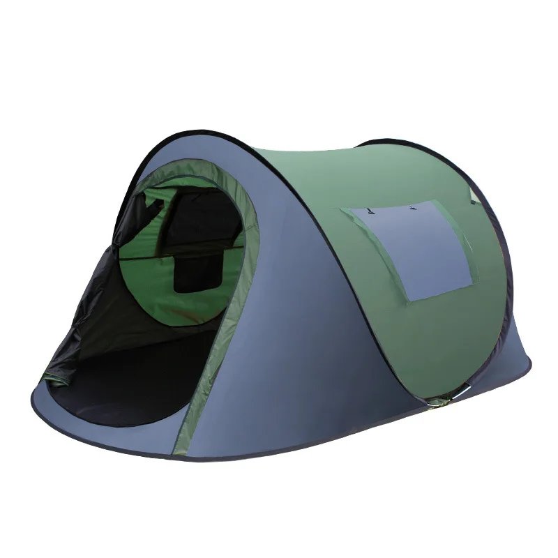 Tent Outdoor Camping Fully Automatic Boat Type Tent Tunnel  Camping  Quick-Opening Waterproof Rainproof Tent