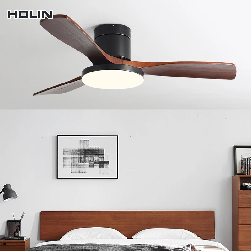Manufacturers wholesale Support Dimmable Ac Dc 65w 3 Blade Smart Home Remote Control Ceiling Fan With Led Light