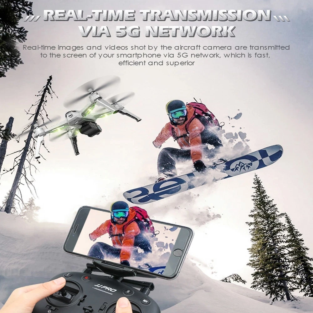 Drop shipping JJRC JJPRO X5 X5P EPIK FPV RC drone Quadcopter With 4K HD video Camera 5G Wifi GPS Follow Me Altitude Hold RTF