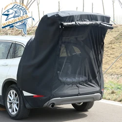 Portable Folding Outdoor Camping Anti UV Waterproof SUV Awning Shelter Camping Car Rear Tent