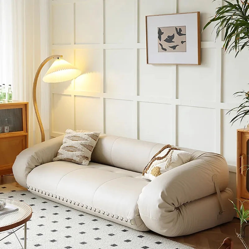 ATUNUS Living Room Furniture Folding Giovannetti The Kayak Shape SOFA Bed Reclining Convertible Couch Leather Fold Down Sofa Bed