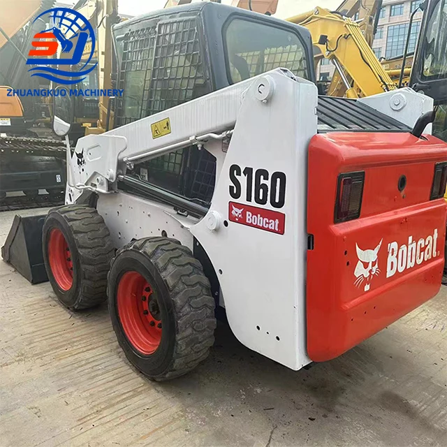 Used Mini Loader Bobcat S160 Skid Steer Wheel Loader Bobcat S130 S160 S450 In Stock Low Price For Sale