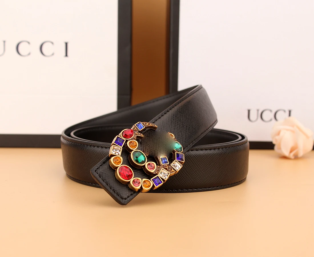 Cheap Dropshipping Luxury Western Cowboy Full Grain Zinc Alloy Pin Buckle Genuine Leather Strap Designer Belt