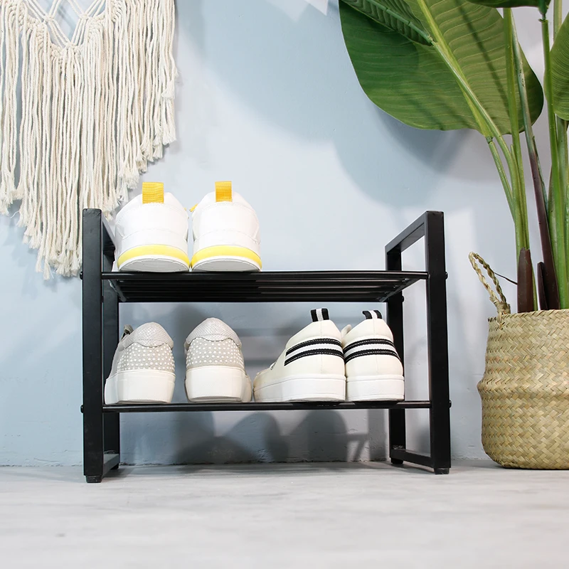 Shelf Custom Furniture customization Wood And Metal OEM Storage Living Room  wholesale shoe rack