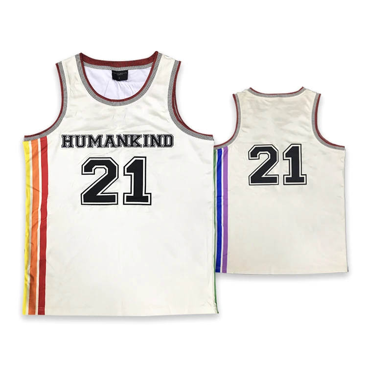 Customized Campus Team Basketball Jersey Wholesale Double Sided Basketball Jersey