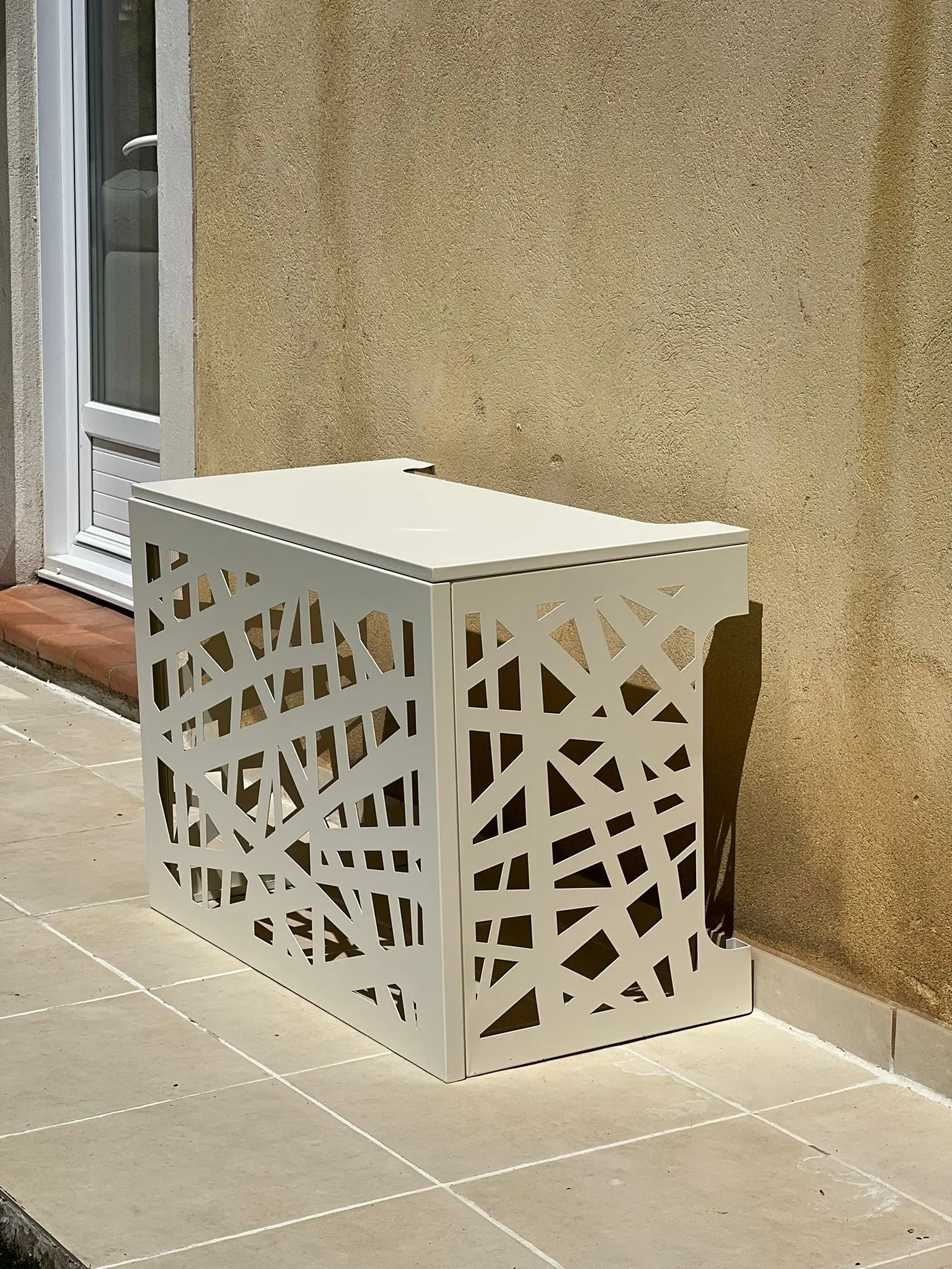 Outdoor Aluminum Air Conditioner ac cover Conditioner Protect Cover Metal Cladding