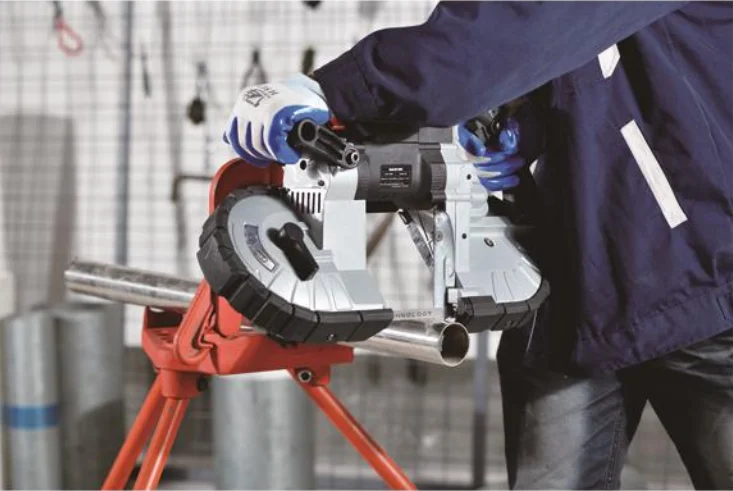 Lithium-Ion Brushless Cordless Variable Speed Handheld Band Saw for Metal