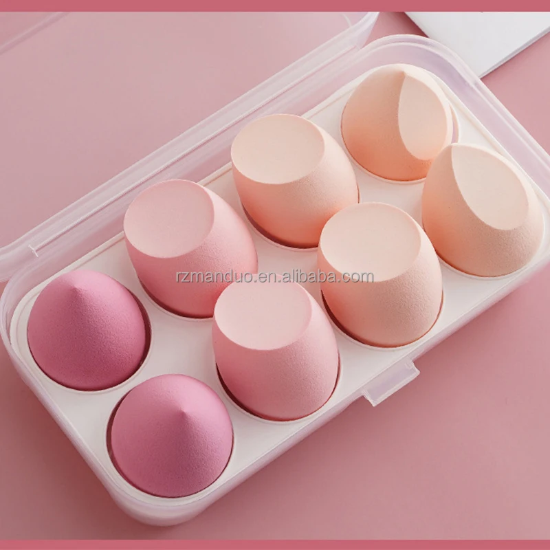 Super-Soft Foam Easily Blends Foundations Blender Latex Free Beauty Makeup Sponges Set
