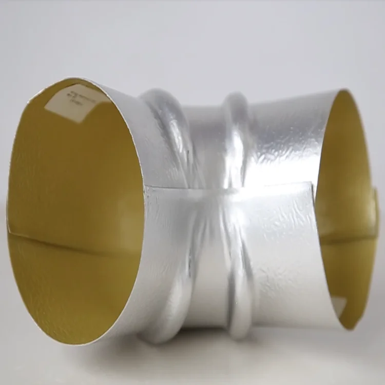 Aluminum insulation foil 1060 3003 elbow tee pipe fitting aluminium jacketing