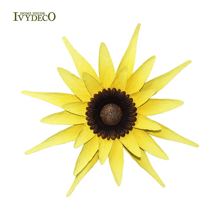 IVYDECO, современный Летний стиль, 3D металлические цветы, украшения для металлических стен