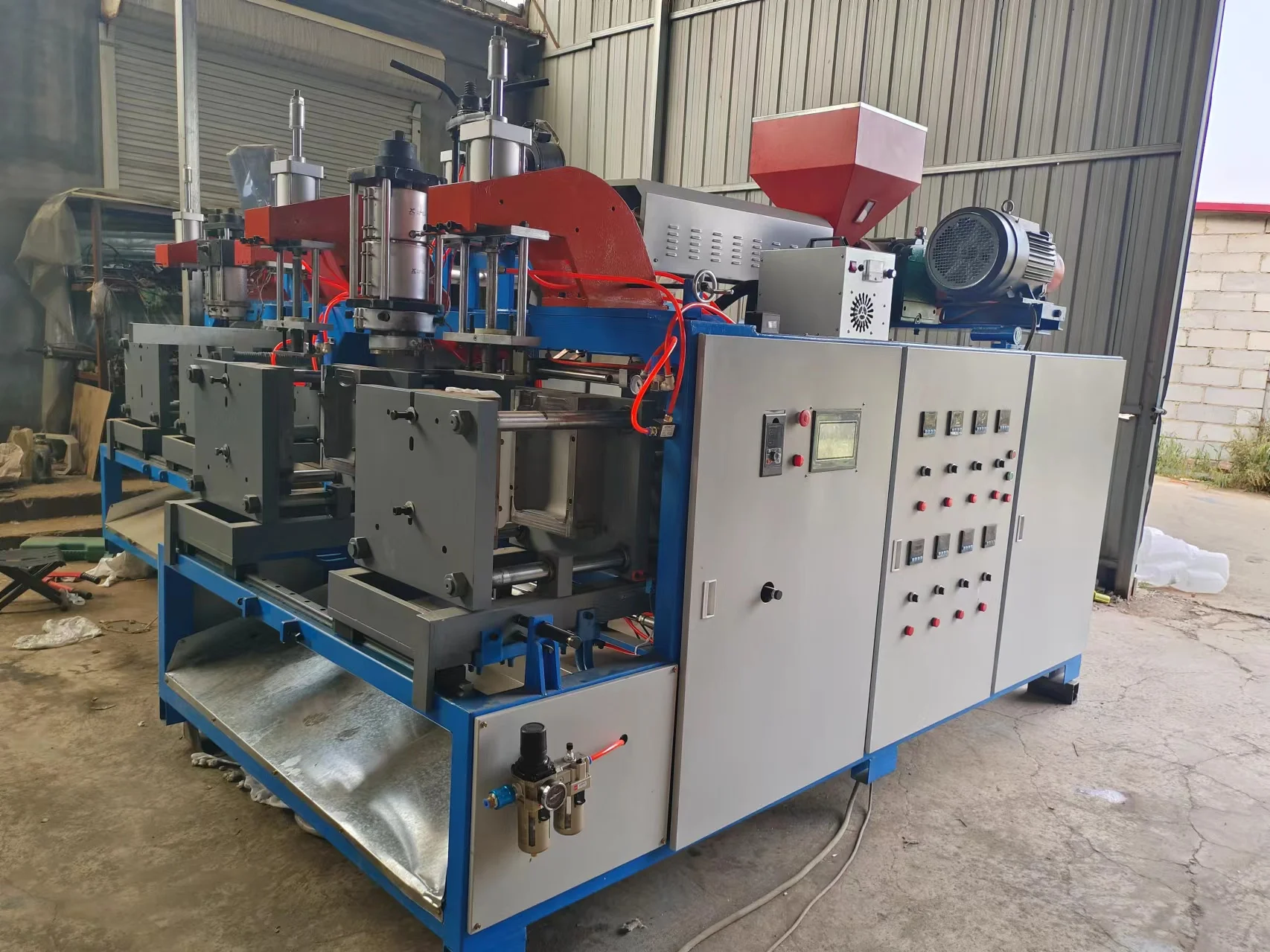 250ml 500ml 1L 2L 5L Double Station Small Bottles Extrusion Blow Moulding Machine