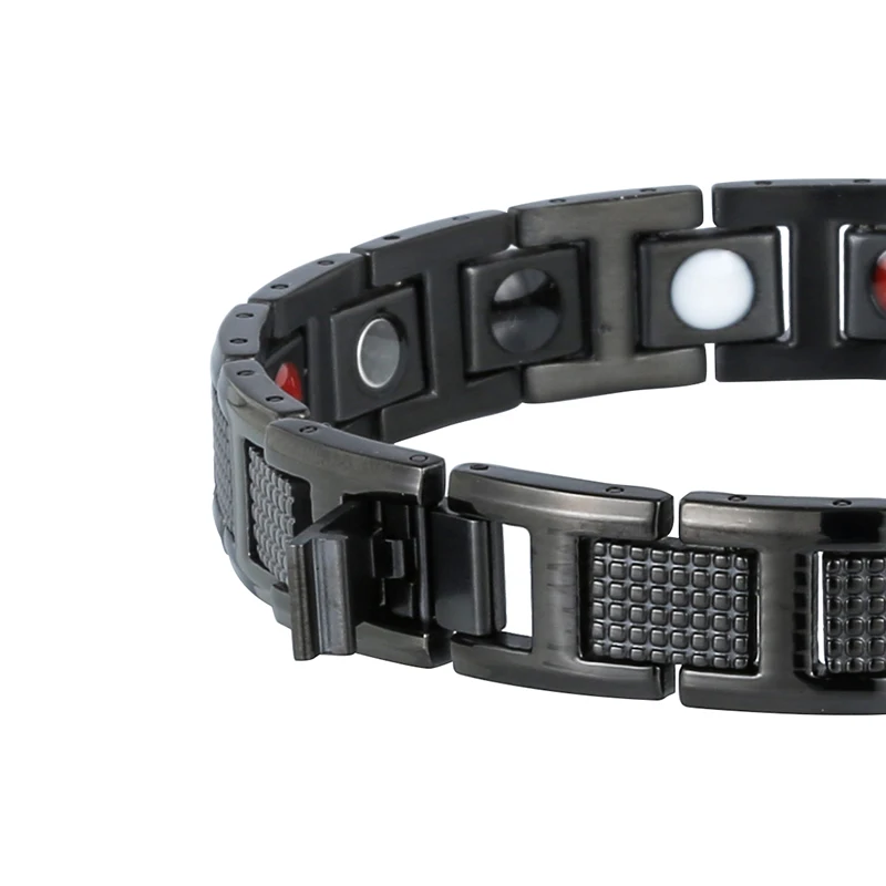 Модный стиль Power Energy Jewelry магнитный браслет из нержавеющей стали для здоровья