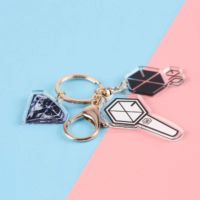 Оптовая продажа Kpop Bangtan Boys двойной GOT7 EXO двухсторонний прозрачный акриловый