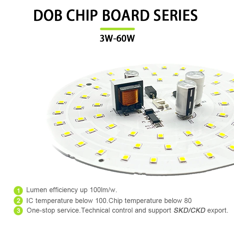 Оптовая продажа плата DOB Smd2835 SKD с двойным электролизом энергосберегающая лампа сырье печатная
