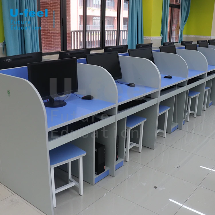 
U-Feel school furniture student writing table and chair space design Tingyin Lake Experimental School Project 