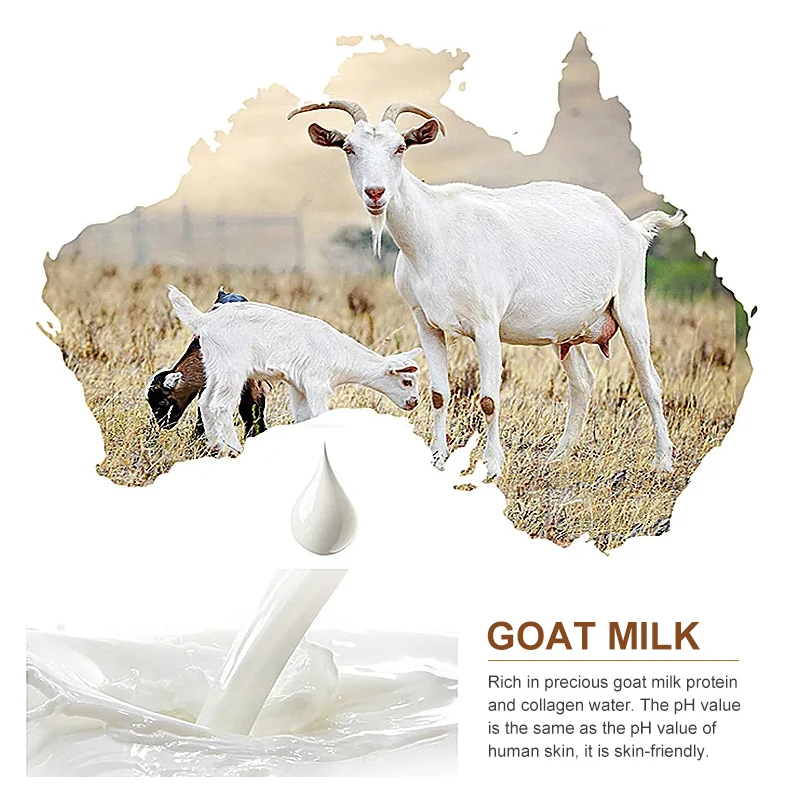 OEM Private Label Natural Organinc Goat Milk Body Lotion Skin Whitening Hydrating Moisturizing Goat Milk Lotion