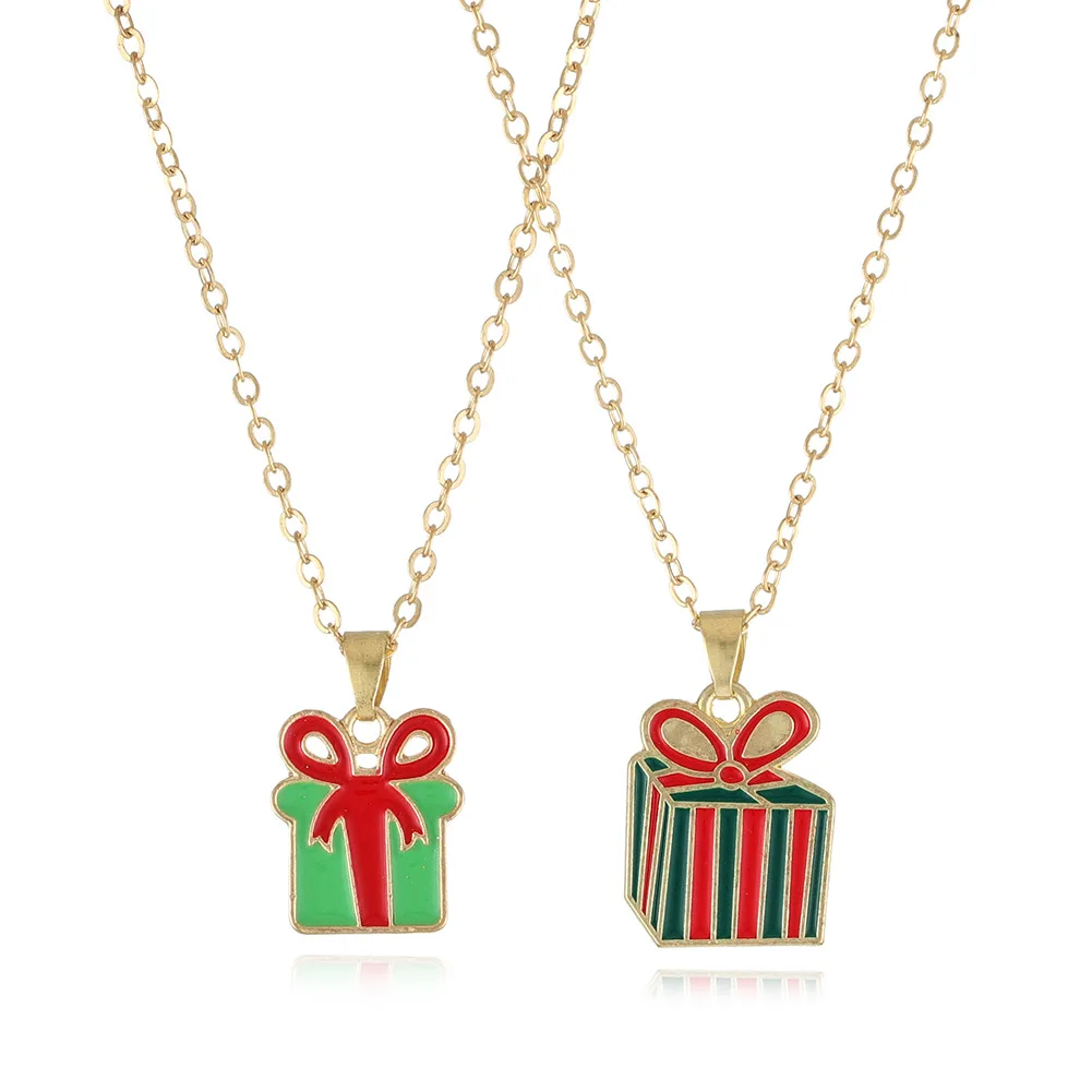 New Arrival Jewelry For Kids Best Friend Necklace For Christmas Day Gift Christmas Tree Kids Necklaces wholesales kids jewelry