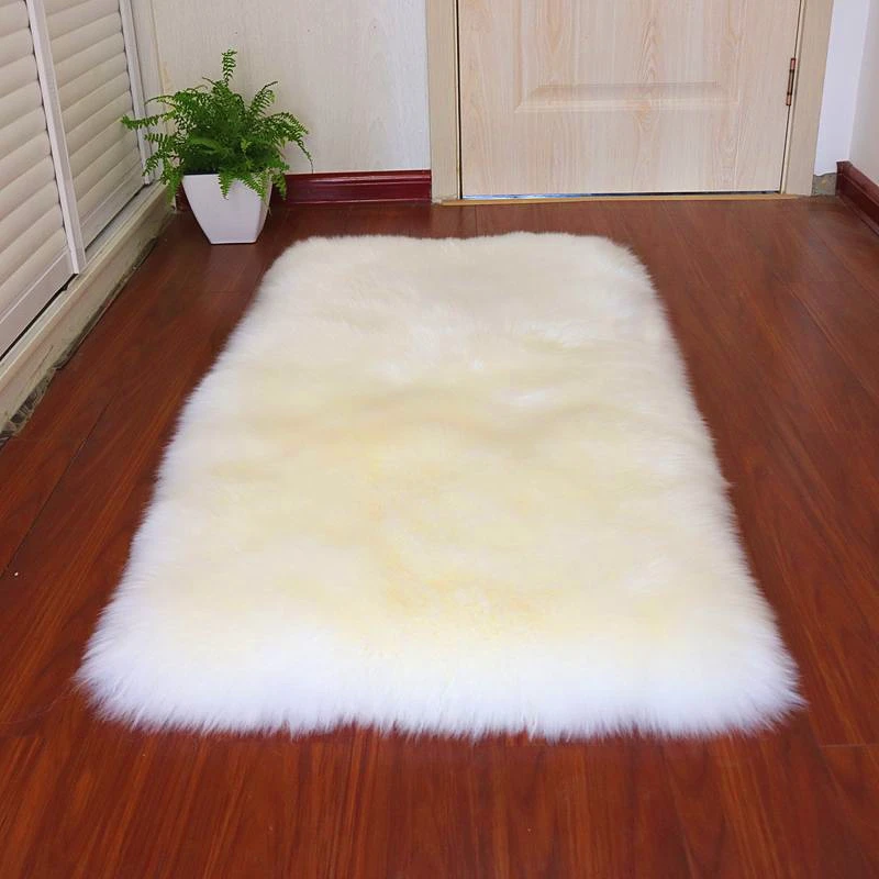 High quality Sheep skin Fur / Lambskin Rug Real Sheepskin Carpet