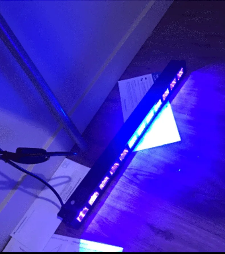 100V 240V Disco Laser Light Stage Uv Dj Lighting Equipment LED Black High Power Led 80 IP65 18w Laser Lights RGB