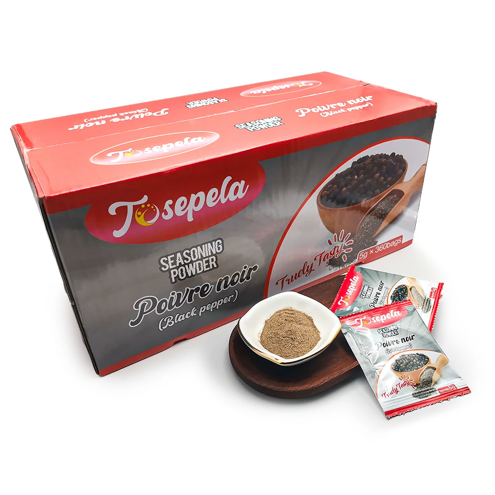 Chinese Dried Tosepela Pepper Powder High Quality Natural Black Pepper Dried Black Pepper Powder