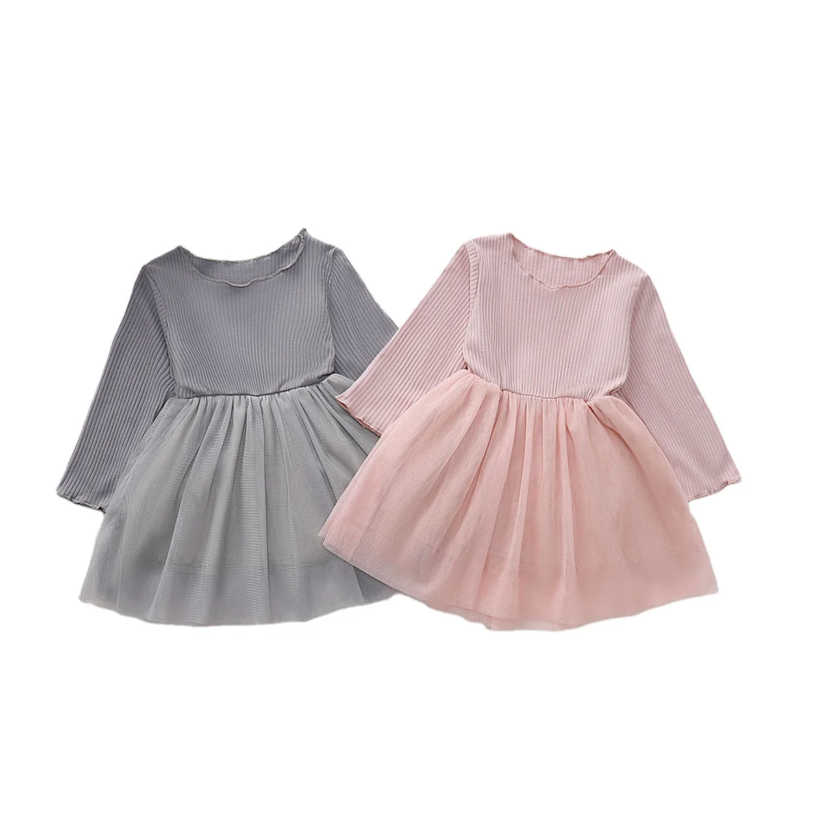 2022 Kids Girls Summer Dress For 2-5T Solid Tulle Tutu Newborn Ballet Costume Toddler Girls Party Wedding Lace Suspenders Dress
