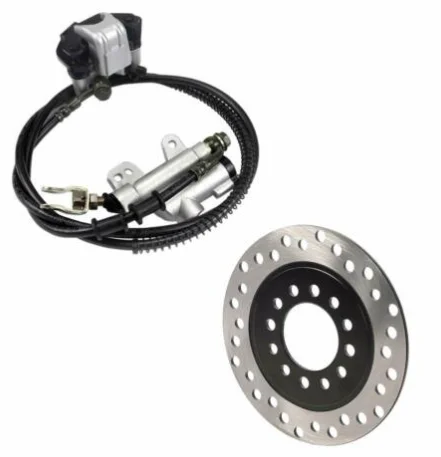 Go Cart Rear Disc Rotor Brake Master Cylinder Caliper Brake Pads ATV Go Kart