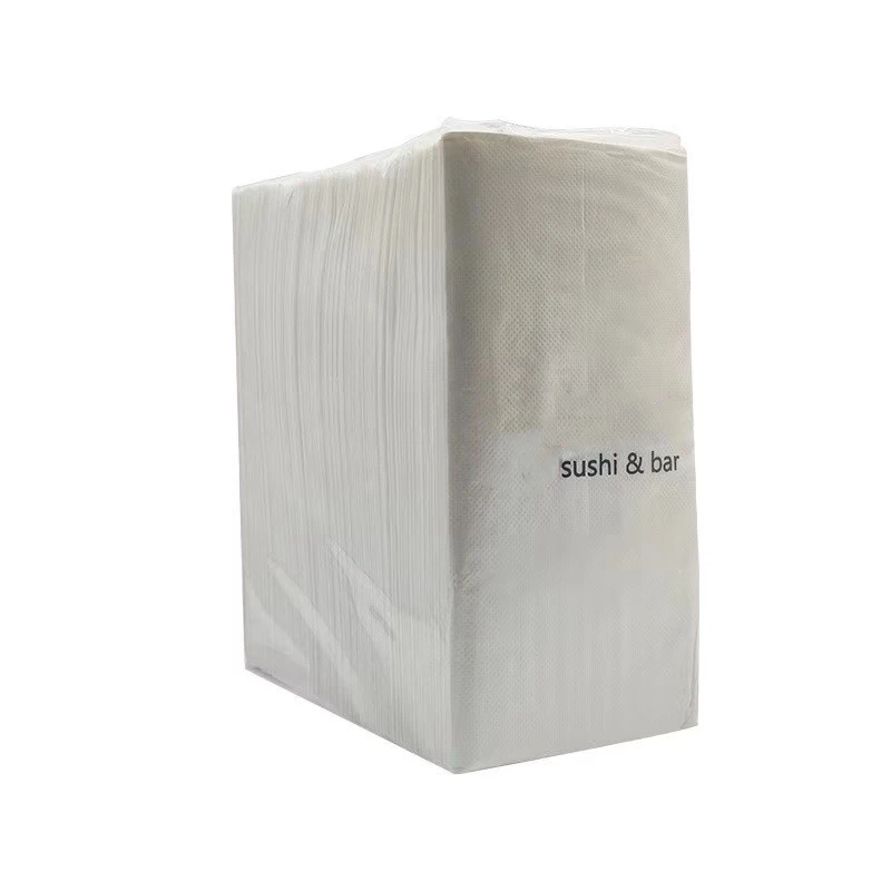 Printed White Disposable Decorative Paper Napkins for Table Kitchen Bathroom Party Wedding Event