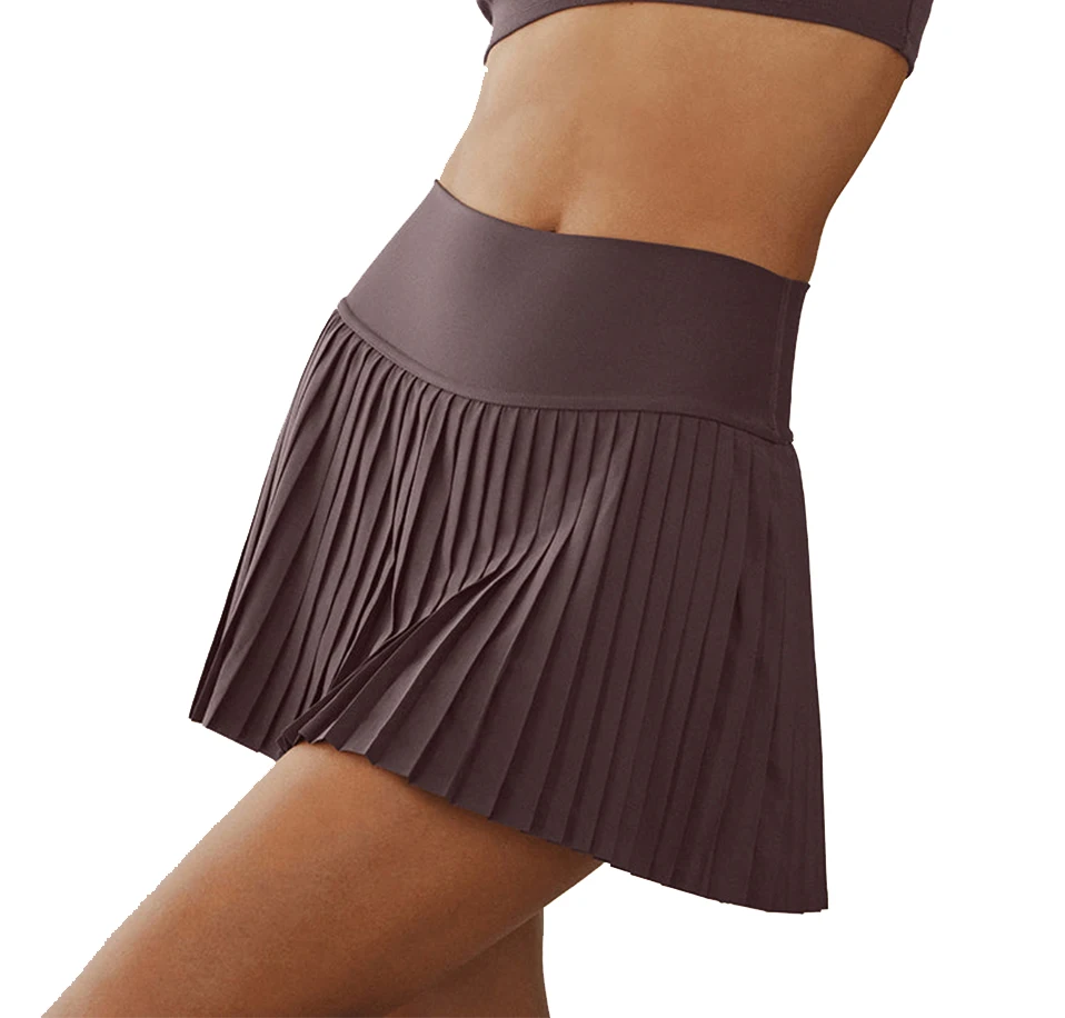 Wholesale  Gym Wear Girls Fitness Wrap Tennis Dress Women Pleated Tennis Skirts