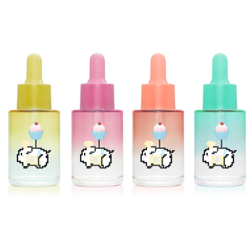 Hair Oil Packaging Customized logo 30ml 40ml 60 ml 100ml Clear Olive Green Glass Serum Bottle Amber Essential Oil Dropper Bottle