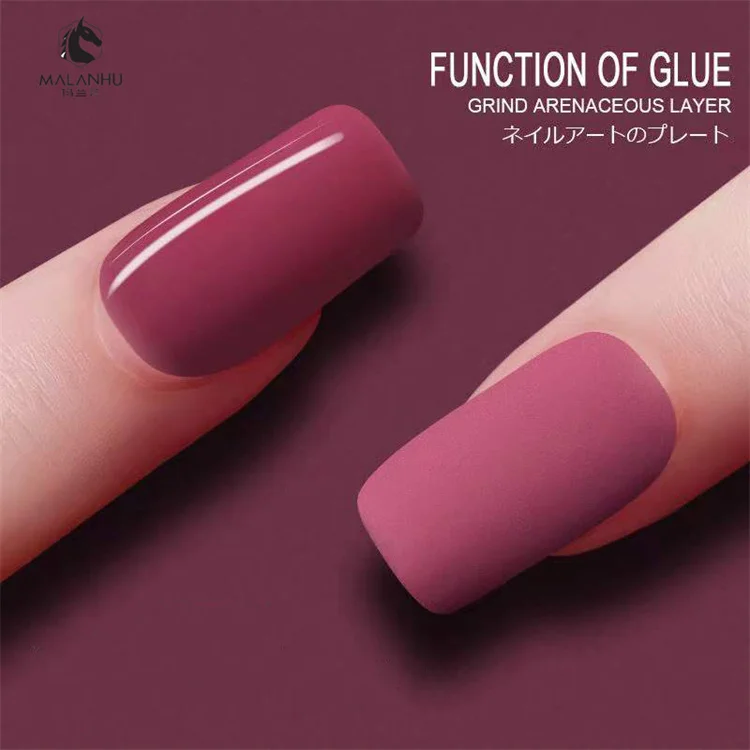 OEM Brands Private Label Original Cosmetics Acrylic Nonwipe Matt Finish Uv Led Gel Nail Polish Cover Super Velvet Matte Top Coat