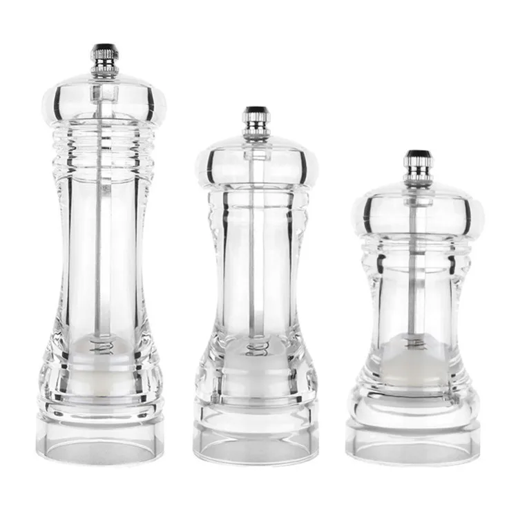 Top-ranked Quality First and With Glass Storage Bottle Salt Pepper Grinder Tool Spice Jar Plastic Herb Mills
