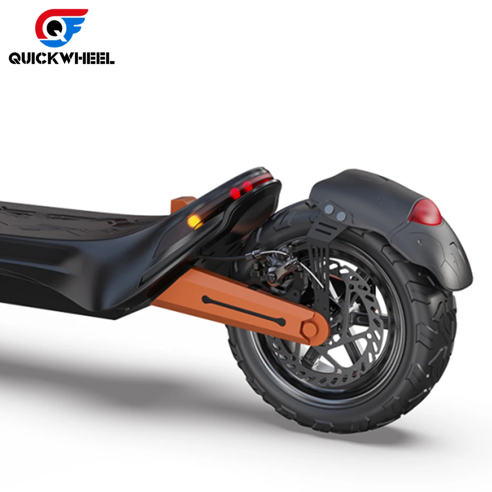 Quickwheel Eu Warehouse Electric Bike Scooter 500W Two Wide Wheel E Scooter 48V 10.4Ah Duel Motor Electric Scooter Distributors