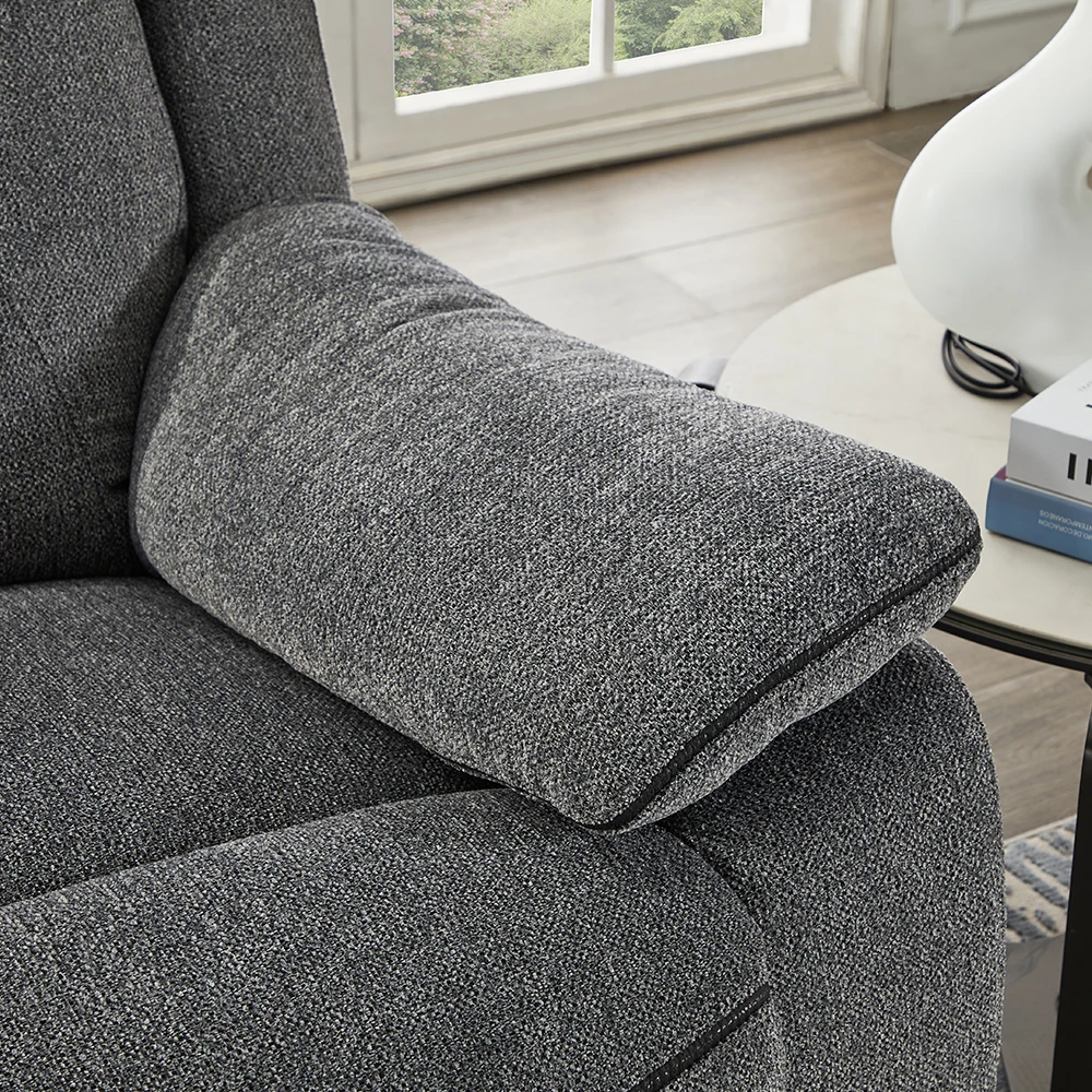 MANWAH CHEERS Fabric Sectional Sofa Set Furniture Living Room Sectional Recliner Sofas Recliner Corner Sofa