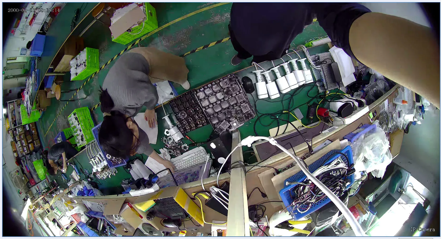 CCTV 8MP Panoramic 180 Degree POE IP Camera Kit Fixed Fisheye Lens Network Camera 4CH 4K POE NVR Security System