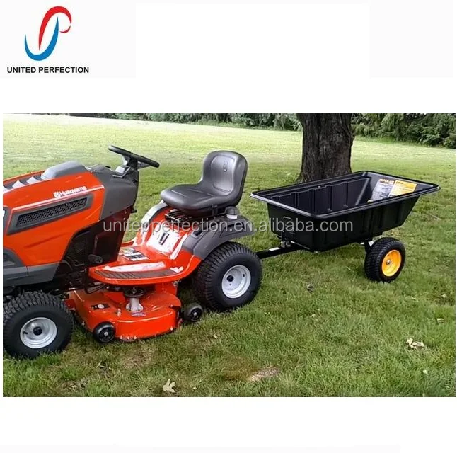 2023 EU Popular Promotional Tow Behind small atv trailer garden trailer plastic utility trailer with Low MOQ