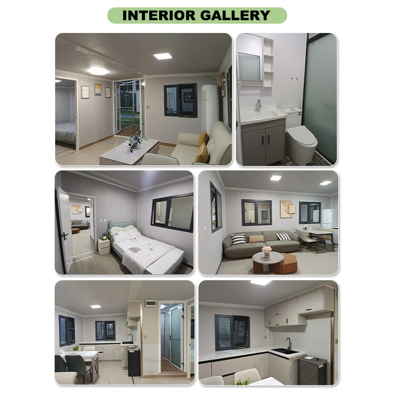 Popular Wholesale Portable Luxury Homes Container House Hotel Log Cabins Modular Expandable Homes with Terrace