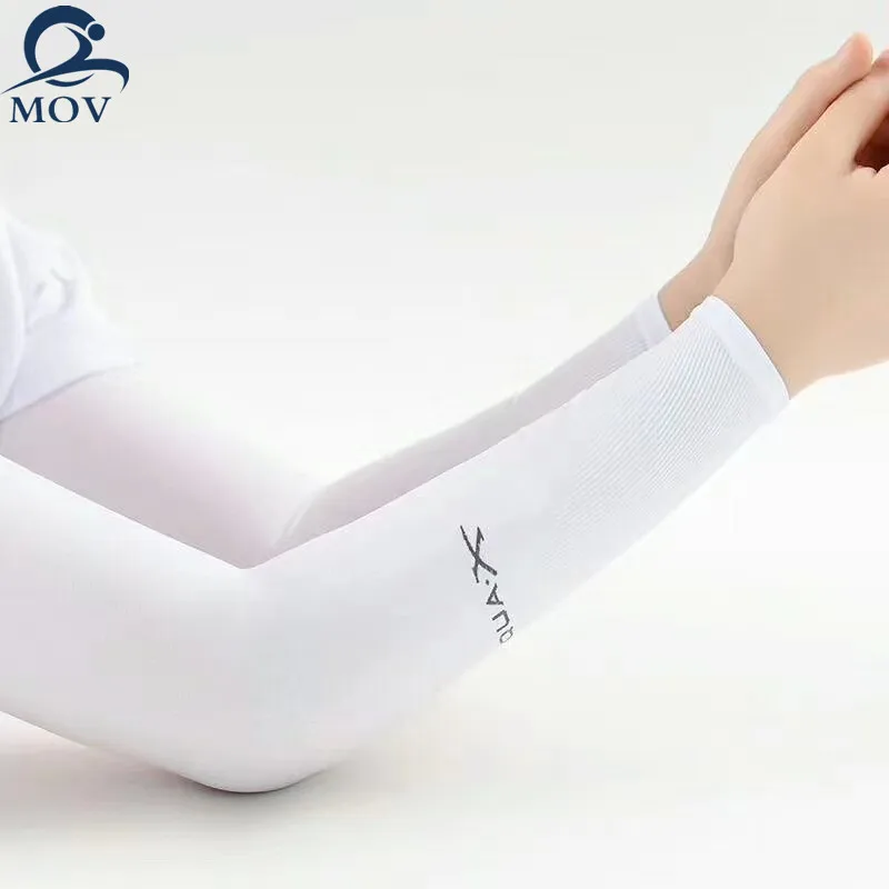 Ice Cooling UV Protection Seamless High Elasticity Arm Sleeves