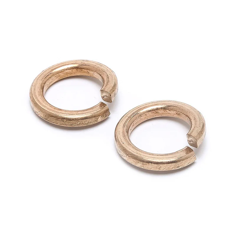 M16M18 Polish Brass Split Spring Lock Washer