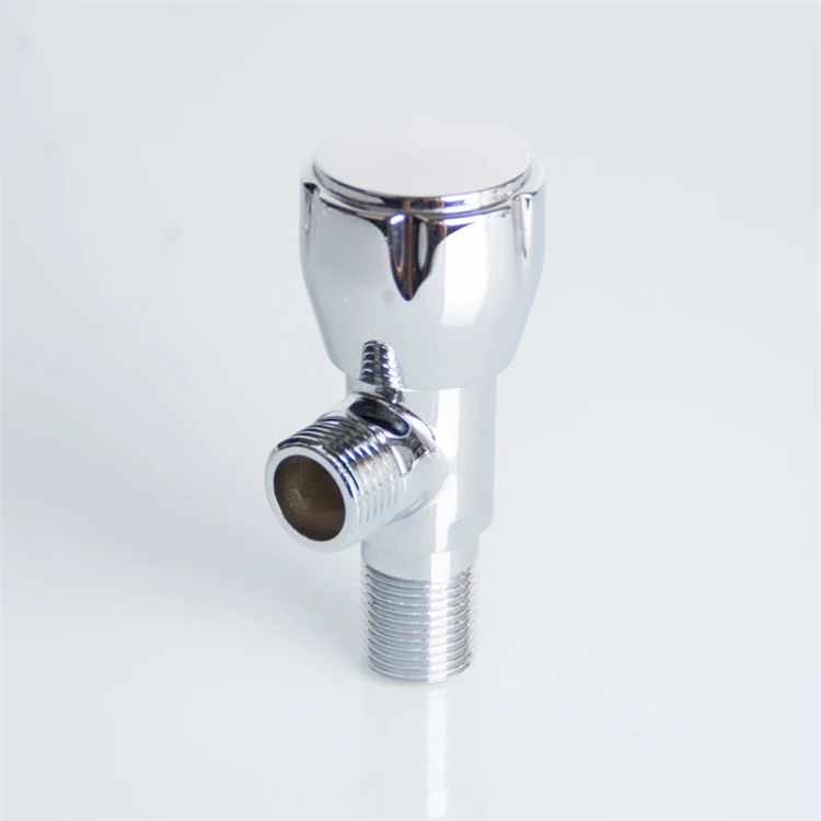 BSN electroplate hand control brass angle valve 1/2