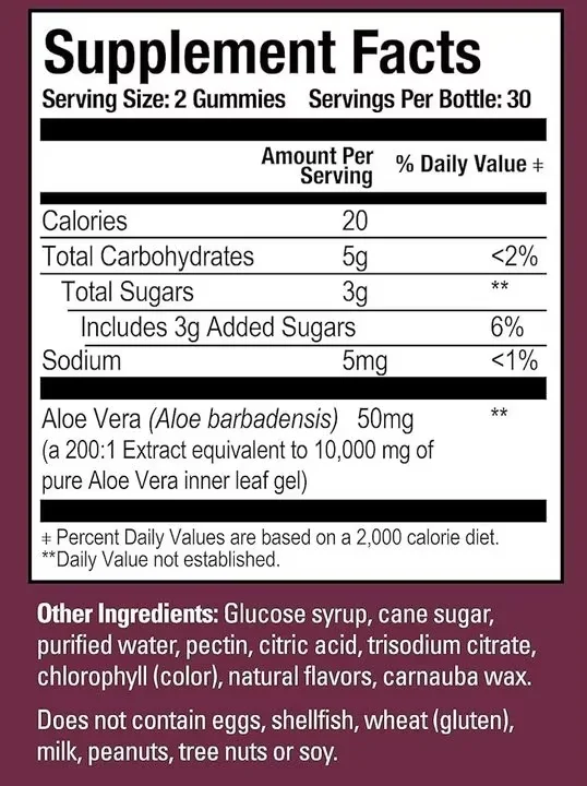 OEM Dietary Herbal aloe-emodin softgel Health supplement aloe emodin gummies for Adults Digestion & Immune Health