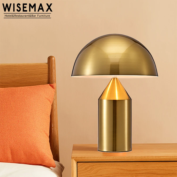 WISEMAX мебель минималистичный светильник, роскошная спальня, скандинавский стиль, креативная прикроватная Настольная лампа с грибами