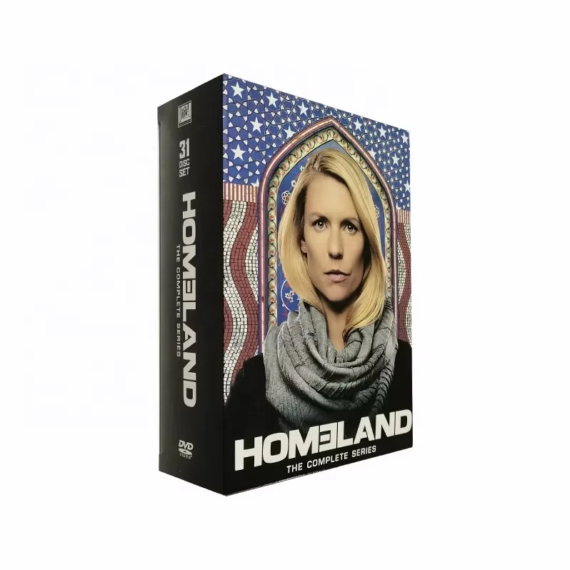 Disk Duplication Printing factory cartoon  dvd movie collection films tv series complete dvd series Homeland Season 1-8  31DVD