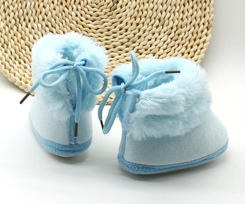 
Baby Shoes Winter Thick Plush Baby Boots Anti-Slip Baby Girl Shoes 