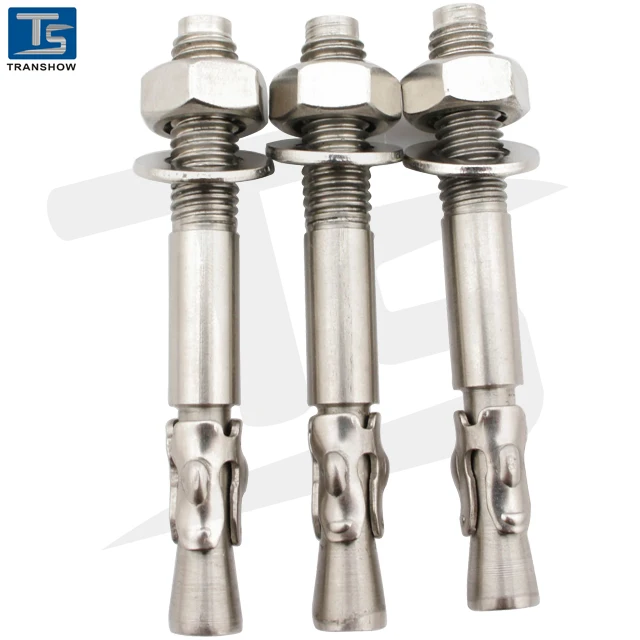 M10x100 нержавеющие клиновые анкеры, 18-8 нержавеющая сталь