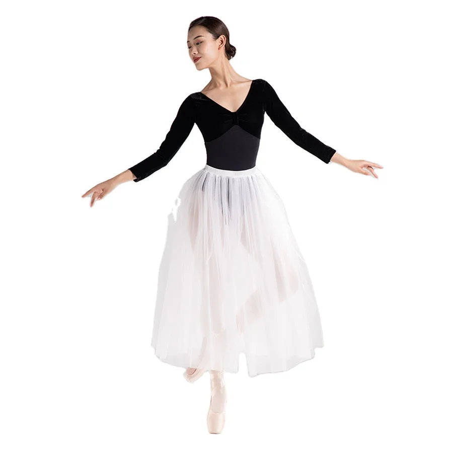 Girls Two-layers Romantic Ballet Tutu Skirt