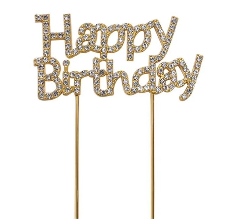 Cross-border Happy Birthday Cake Brand Crystal Cake Party