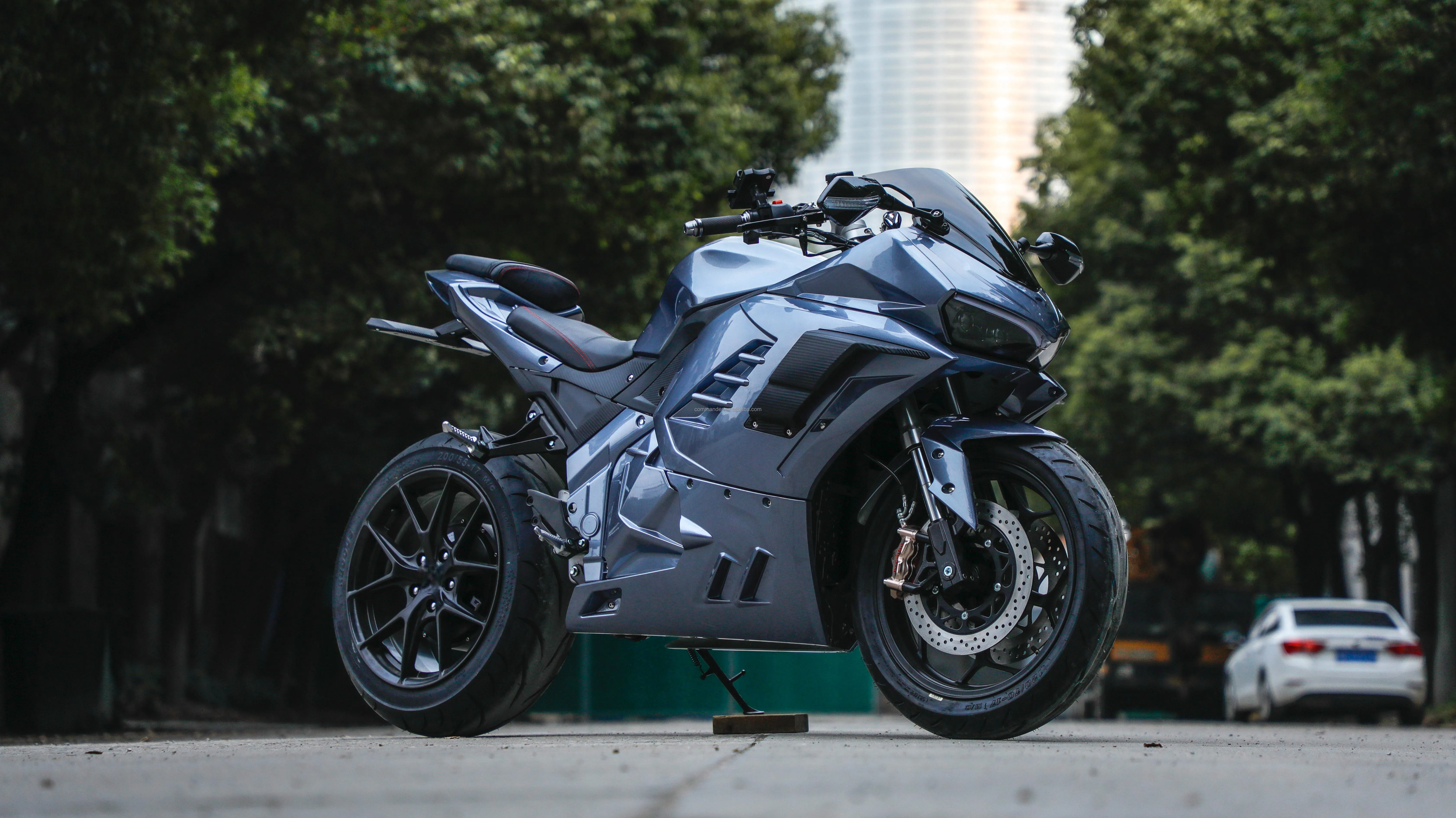 Long range 250KM  most popular adult electric motorcycle with 8000W singe swing arm motor