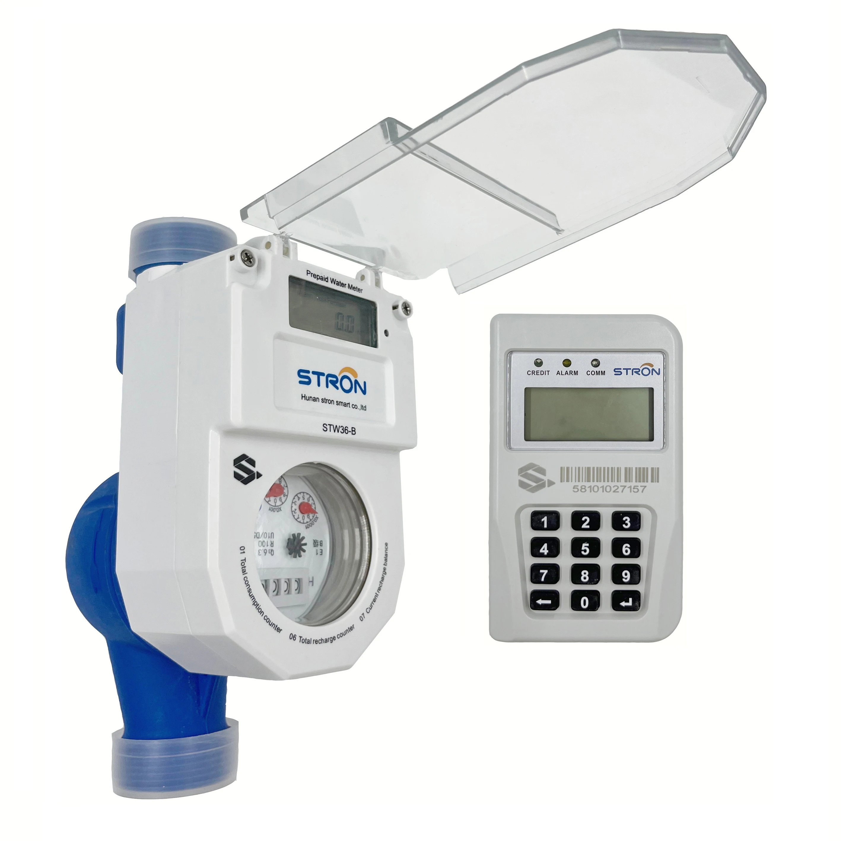 Residential R100 STS Split Keypad Plastic Water Meter with CIU