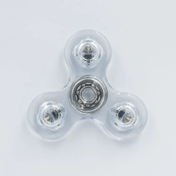 YIWU AULLAN Детские сенсорные игрушки, прозрачные Спиннеры, светодиодное освещение, прозрачные игрушки, гироскоп для пальцев