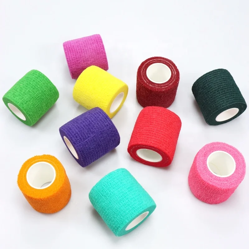 Tattoo Machine Grip Bandage Nonwoven Self Adhesive Cohesive Bandage